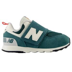 New Balance 574 New-B Hook-and-Loop New Spruce / Blast Red NW574VPG Toddler